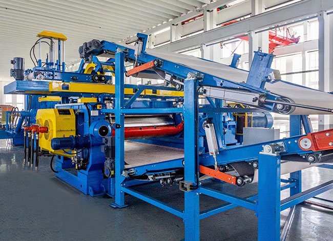 Open mill automatic turning rubber. Re-melting production line