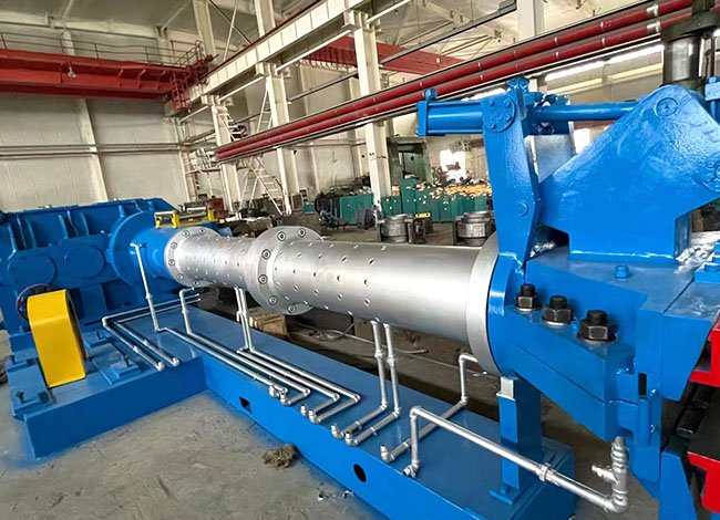 Rubber extrusion. Rubber filter machine series